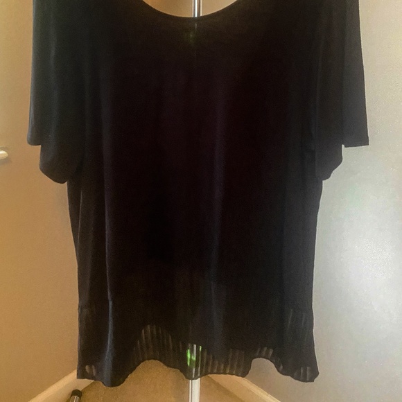 BCBGENERATION RUFFLED HEM TUNIC - Picture 2 of 2